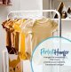 60 Pack Kids Hangers - 11. 5 Inch Plastic Baby Hangers for Closet - Childrens Hangers for Clothes & Infant Hangers for Closet - Ideal for Everyday Standard Use (White)